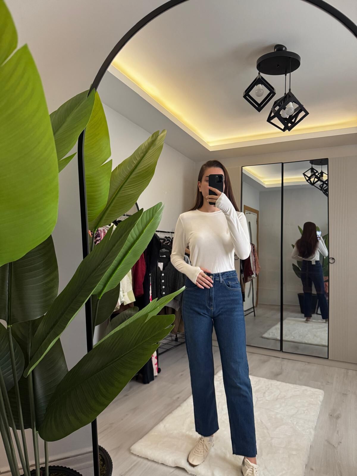 KOT RENGİ KESİK PAÇA JEAN