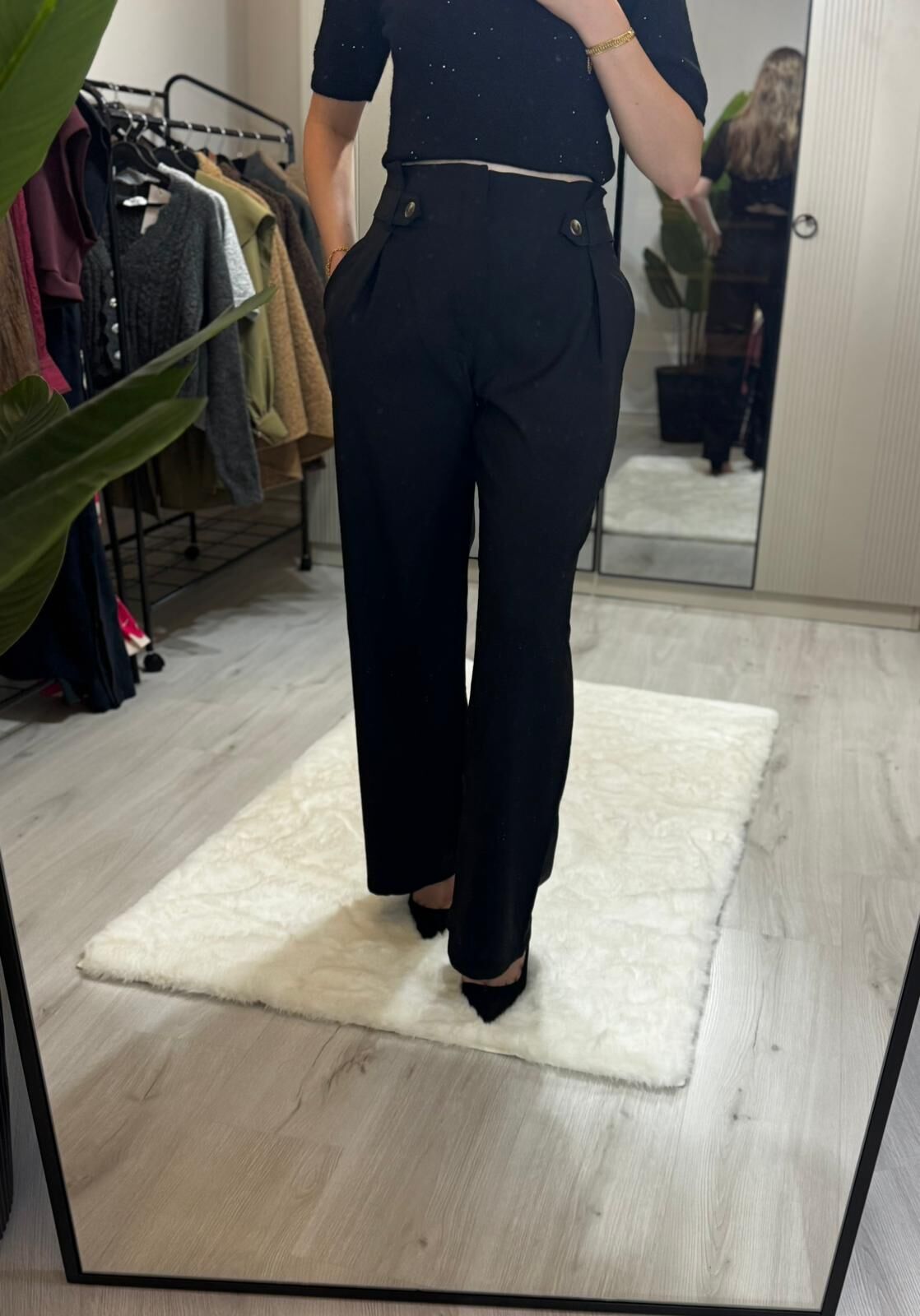 BEL DETAYLI PANTOLON