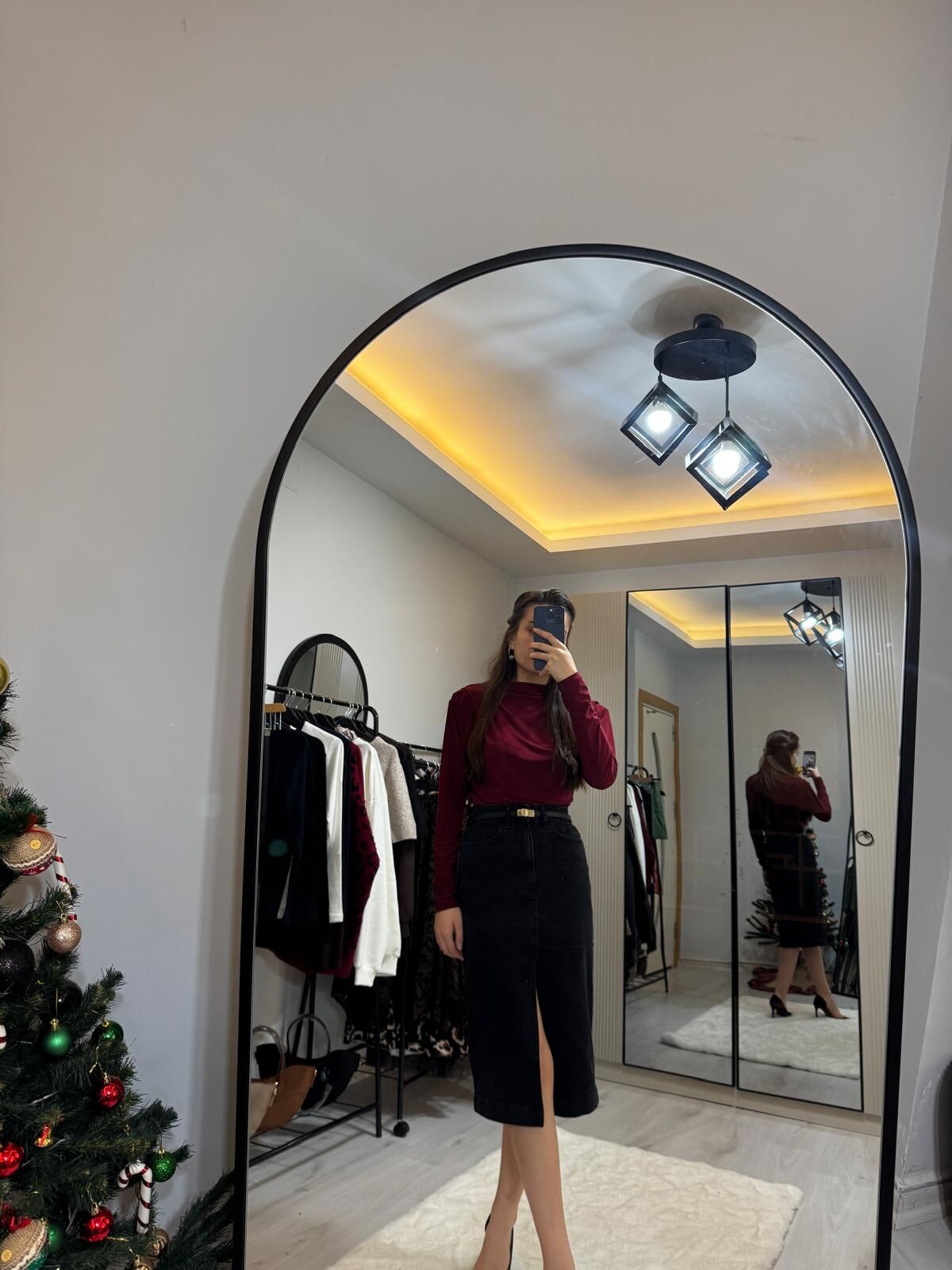 YIRTMAÇLI KOT  ETEK